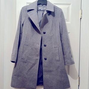 Anne Klein women’s gray pea coat
